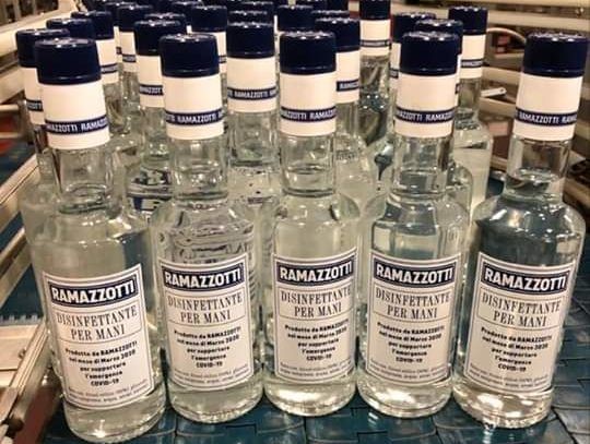 Storia di una riconversione: dall’amaro Ramazzotti al disinfettante per le mani
