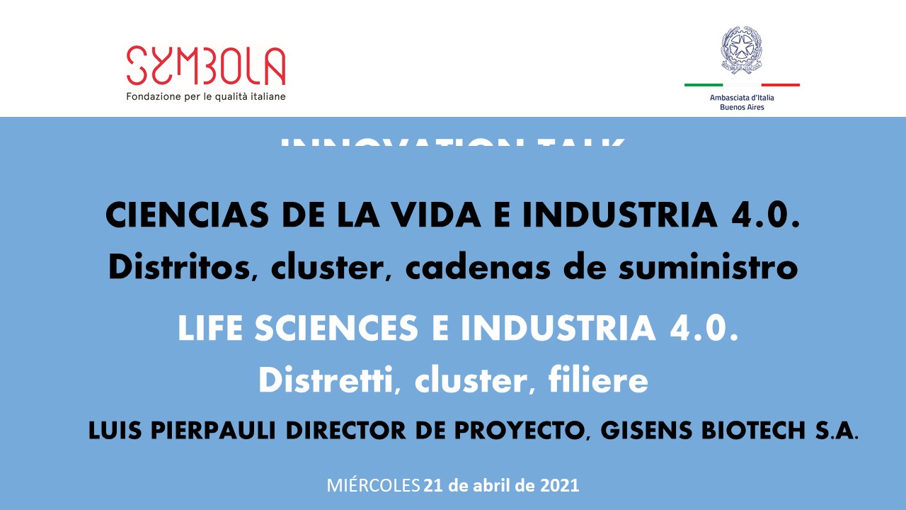 Slide LUIS PIERPAULI DIRECTOR DE PROYECTO, GISENS BIOTECH S.A.