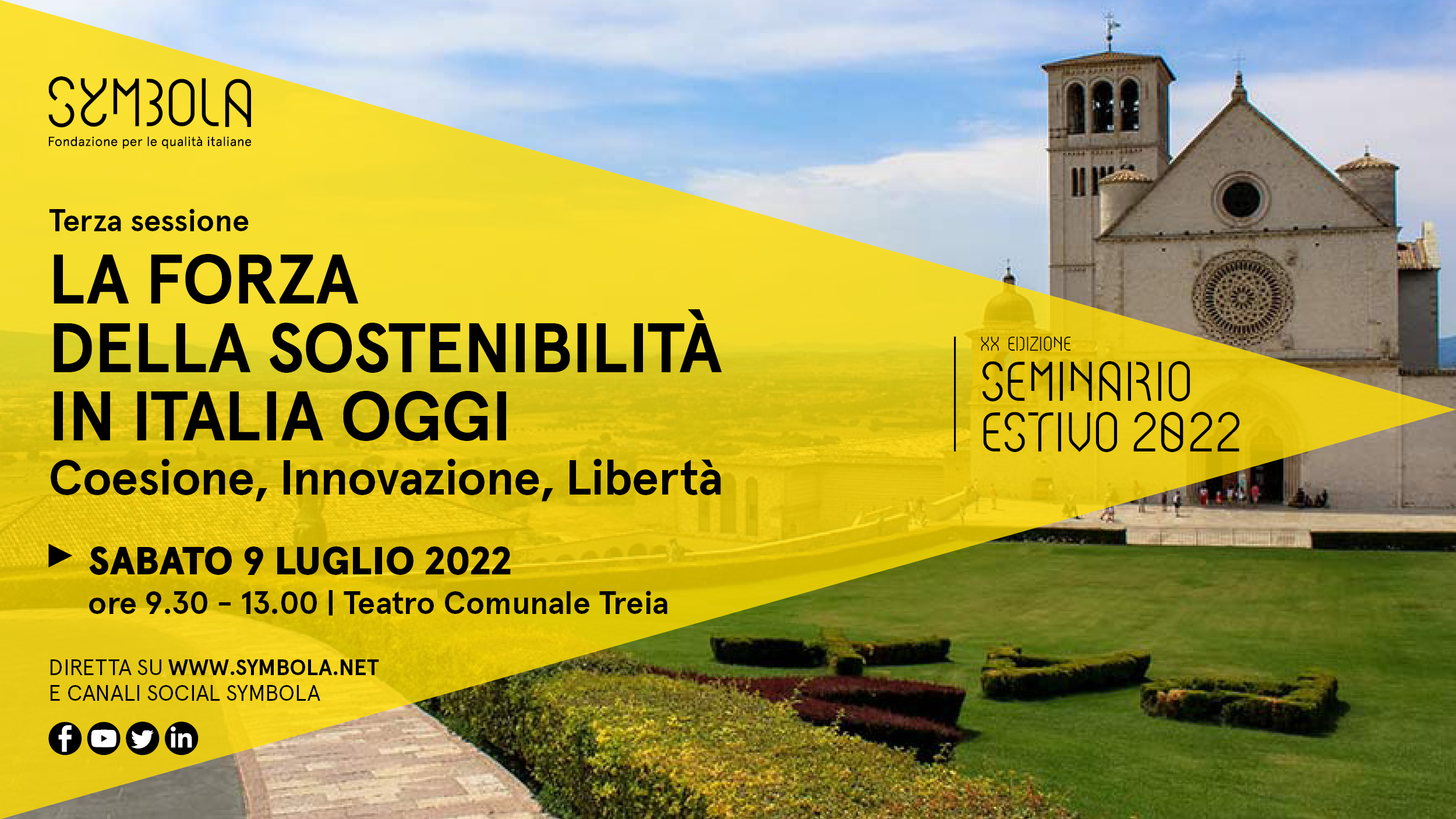 LA FORZA DELLA SOSTENIBILITÀ IN ITALIA OGGI - 9 luglio (VIDEO INTEGRALE)
