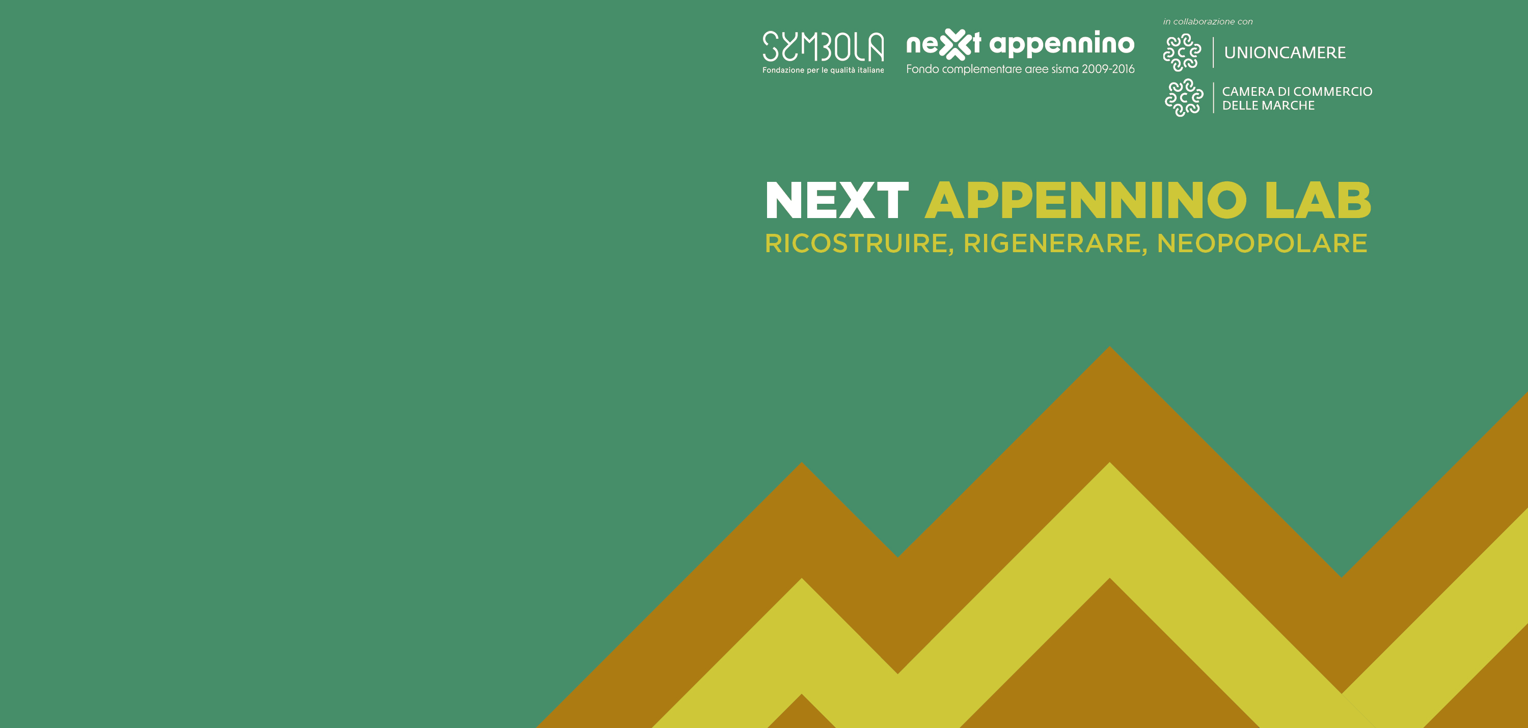 NEXT APPENNINO LAB: RICOSTRUIRE, RIGENERARE, NEOPOPOLARE - Fabriano